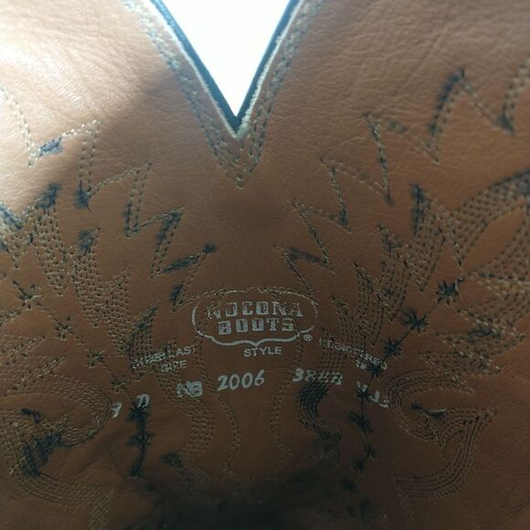 Nocoma Mens SZ 9D Black Western Boots. Condition is Pre-owned. - Picture 8 of 10